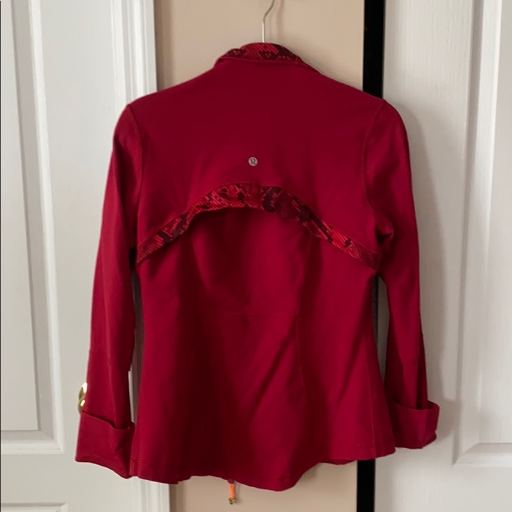 Lululemon define jacket snakeprint
